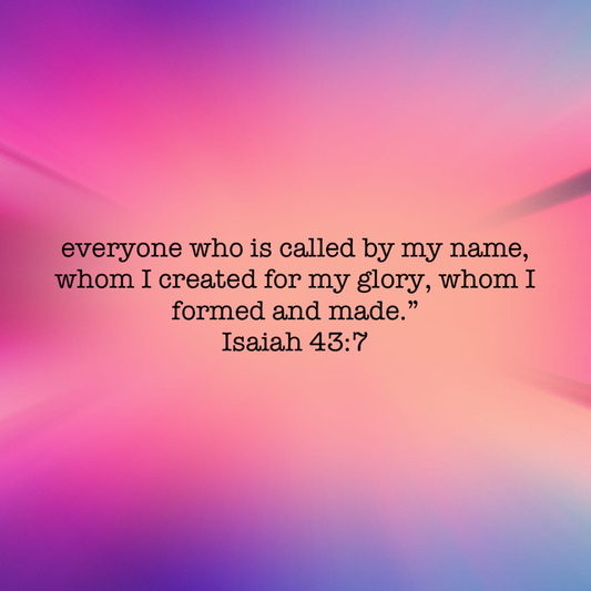 For His Glory!