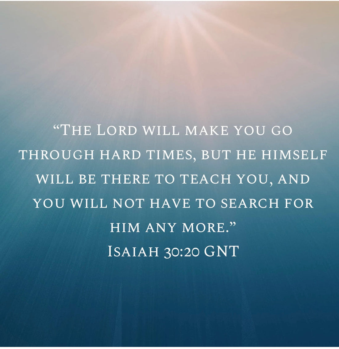 The Lord’s Guidance